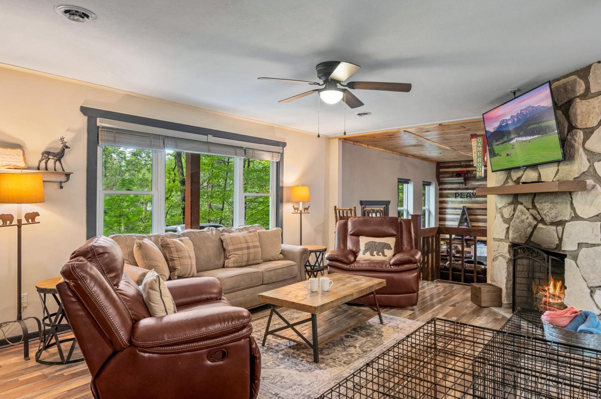 Beautiful Chalet With Fireplace And Large Game Room Gatlinburg Extérieur photo